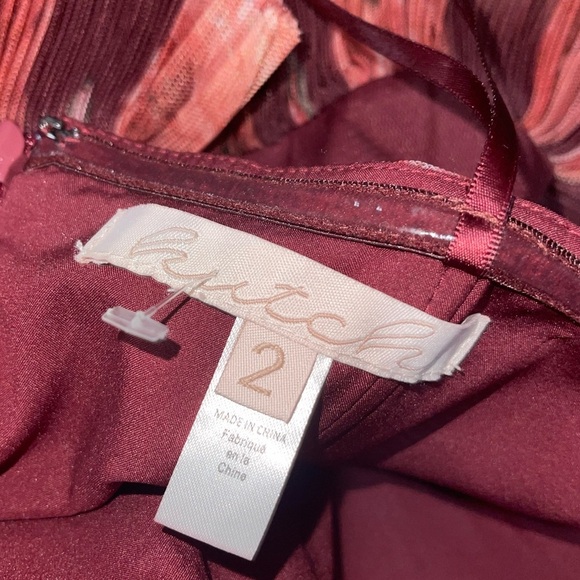 Anthropologie Hutch Nalina Strapless Floral Tiered Tulle Maxi Dress NWOT - Picture 9 of 16